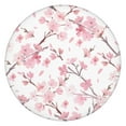 thumbnail image 1 of Pioneer Flower Floral Print Pattern Round Fitted Tablecloth with Elastic Edge,Dining Table Cover Waterproof,Outdoor Round Tablecloth for Camping,Dining,Indoor and Outdoor, 1 of 7