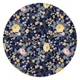 thumbnail image 1 of Pioneer Flower Floral Print Pattern Round Fitted Tablecloth with Elastic Edge,Dining Table Cover Waterproof,Outdoor Round Tablecloth for Camping,Dining,Indoor and Outdoor, 1 of 7