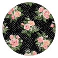 thumbnail image 1 of Pioneer Flower Floral Print Pattern Round Fitted Tablecloth with Elastic Edge,Dining Table Cover Waterproof,Outdoor Round Tablecloth for Camping,Dining,Indoor and Outdoor, 1 of 7