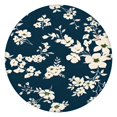thumbnail image 1 of Pioneer Flower Floral Print Pattern Round Fitted Tablecloth with Elastic Edge,Dining Table Cover Waterproof,Outdoor Round Tablecloth for Camping,Dining,Indoor and Outdoor, 1 of 7