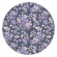 thumbnail image 1 of Pioneer Flower Floral Print Pattern Round Fitted Tablecloth with Elastic Edge,Dining Table Cover Waterproof,Outdoor Round Tablecloth for Camping,Dining,Indoor and Outdoor, 1 of 7