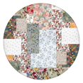 thumbnail image 1 of Pioneer Flower Floral Print Pattern Round Fitted Tablecloth with Elastic Edge,Dining Table Cover Waterproof,Outdoor Round Tablecloth for Camping,Dining,Indoor and Outdoor, 1 of 7