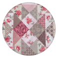thumbnail image 1 of Pioneer Flower Floral Print Pattern Round Fitted Tablecloth with Elastic Edge,Dining Table Cover Waterproof,Outdoor Round Tablecloth for Camping,Dining,Indoor and Outdoor, 1 of 7