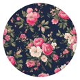thumbnail image 1 of Pioneer Flower Floral Print Pattern Round Fitted Tablecloth with Elastic Edge,Dining Table Cover Waterproof,Outdoor Round Tablecloth for Camping,Dining,Indoor and Outdoor, 1 of 7