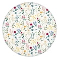 thumbnail image 1 of Pioneer Flower Floral Print Pattern Round Fitted Tablecloth with Elastic Edge,Dining Table Cover Waterproof,Outdoor Round Tablecloth for Camping,Dining,Indoor and Outdoor, 1 of 7
