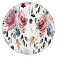thumbnail image 1 of Pioneer Flower Floral Print Pattern Round Fitted Tablecloth with Elastic Edge,Dining Table Cover Waterproof,Outdoor Round Tablecloth for Camping,Dining,Indoor and Outdoor, 1 of 7