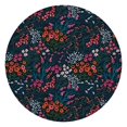 thumbnail image 1 of Pioneer Flower Floral Print Pattern Round Fitted Tablecloth with Elastic Edge,Dining Table Cover Waterproof,Outdoor Round Tablecloth for Camping,Dining,Indoor and Outdoor, 1 of 7