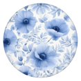 thumbnail image 1 of Pioneer Flower Floral Print Pattern Round Fitted Tablecloth with Elastic Edge,Dining Table Cover Waterproof,Outdoor Round Tablecloth for Camping,Dining,Indoor and Outdoor, 1 of 7