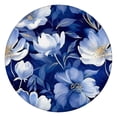 thumbnail image 1 of Pioneer Flower Floral Print Pattern Round Fitted Tablecloth with Elastic Edge,Dining Table Cover Waterproof,Outdoor Round Tablecloth for Camping,Dining,Indoor and Outdoor, 1 of 7