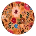 thumbnail image 1 of Pioneer Flower Floral Print Pattern Round Fitted Tablecloth with Elastic Edge,Dining Table Cover Waterproof,Outdoor Round Tablecloth for Camping,Dining,Indoor and Outdoor, 1 of 7