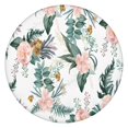 thumbnail image 1 of Pioneer Flower Floral Print Pattern Round Fitted Tablecloth with Elastic Edge,Dining Table Cover Waterproof,Outdoor Round Tablecloth for Camping,Dining,Indoor and Outdoor, 1 of 7