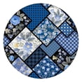 thumbnail image 1 of Pioneer Flower Floral Print Pattern Round Fitted Tablecloth with Elastic Edge,Dining Table Cover Waterproof,Outdoor Round Tablecloth for Camping,Dining,Indoor and Outdoor, 1 of 7