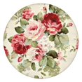 thumbnail image 1 of Pioneer Flower Floral Print Pattern Round Fitted Tablecloth with Elastic Edge,Dining Table Cover Waterproof,Outdoor Round Tablecloth for Camping,Dining,Indoor and Outdoor, 1 of 7