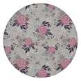 thumbnail image 1 of Pioneer Flower Floral Print Pattern Round Fitted Tablecloth with Elastic Edge,Dining Table Cover Waterproof,Outdoor Round Tablecloth for Camping,Dining,Indoor and Outdoor, 1 of 7