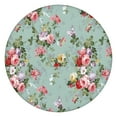 thumbnail image 1 of Pioneer Flower Floral Print Pattern Round Fitted Tablecloth with Elastic Edge,Dining Table Cover Waterproof,Outdoor Round Tablecloth for Camping,Dining,Indoor and Outdoor, 1 of 7