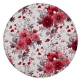 thumbnail image 1 of Pioneer Flower Floral Print Pattern Round Fitted Tablecloth with Elastic Edge,Dining Table Cover Waterproof,Outdoor Round Tablecloth for Camping,Dining,Indoor and Outdoor, 1 of 7