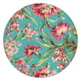 thumbnail image 1 of Pioneer Flower Floral Print Pattern Round Fitted Tablecloth with Elastic Edge,Dining Table Cover Waterproof,Outdoor Round Tablecloth for Camping,Dining,Indoor and Outdoor, 1 of 7