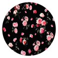 thumbnail image 1 of Pioneer Flower Floral Print Pattern Round Fitted Tablecloth with Elastic Edge,Dining Table Cover Waterproof,Outdoor Round Tablecloth for Camping,Dining,Indoor and Outdoor, 1 of 7