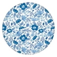 thumbnail image 1 of Pioneer Flower Floral Print Pattern Round Fitted Tablecloth with Elastic Edge,Dining Table Cover Waterproof,Outdoor Round Tablecloth for Camping,Dining,Indoor and Outdoor, 1 of 7