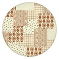 thumbnail image 1 of Pioneer Flower Floral Print Pattern Round Fitted Tablecloth with Elastic Edge,Dining Table Cover Waterproof,Outdoor Round Tablecloth for Camping,Dining,Indoor and Outdoor, 1 of 7