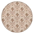 thumbnail image 1 of Pioneer Flower Floral Print Pattern Round Fitted Tablecloth with Elastic Edge,Dining Table Cover Waterproof,Outdoor Round Tablecloth for Camping,Dining,Indoor and Outdoor, 1 of 7