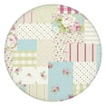 thumbnail image 1 of Pioneer Flower Floral Print Pattern Round Fitted Tablecloth with Elastic Edge,Dining Table Cover Waterproof,Outdoor Round Tablecloth for Camping,Dining,Indoor and Outdoor, 1 of 7