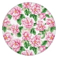 thumbnail image 1 of Pioneer Flower Floral Print Pattern Round Fitted Tablecloth with Elastic Edge,Dining Table Cover Waterproof,Outdoor Round Tablecloth for Camping,Dining,Indoor and Outdoor, 1 of 7