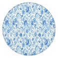 thumbnail image 1 of Pioneer Flower Floral Print Pattern Round Fitted Tablecloth with Elastic Edge,Dining Table Cover Waterproof,Outdoor Round Tablecloth for Camping,Dining,Indoor and Outdoor, 1 of 7