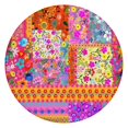 thumbnail image 1 of Pioneer Flower Floral Print Pattern Round Fitted Tablecloth with Elastic Edge,Dining Table Cover Waterproof,Outdoor Round Tablecloth for Camping,Dining,Indoor and Outdoor, 1 of 7