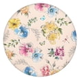 thumbnail image 1 of Pioneer Flower Floral Print Pattern Round Fitted Tablecloth with Elastic Edge,Dining Table Cover Waterproof,Outdoor Round Tablecloth for Camping,Dining,Indoor and Outdoor, 1 of 7