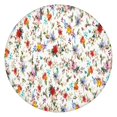 thumbnail image 1 of Pioneer Flower Floral Print Pattern Round Fitted Tablecloth with Elastic Edge,Dining Table Cover Waterproof,Outdoor Round Tablecloth for Camping,Dining,Indoor and Outdoor, 1 of 7