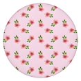 thumbnail image 1 of Pioneer Flower Floral Print Pattern Round Fitted Tablecloth with Elastic Edge,Dining Table Cover Waterproof,Outdoor Round Tablecloth for Camping,Dining,Indoor and Outdoor, 1 of 7