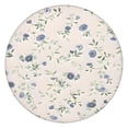 thumbnail image 1 of Pioneer Flower Floral Print Pattern Round Fitted Tablecloth with Elastic Edge,Dining Table Cover Waterproof,Outdoor Round Tablecloth for Camping,Dining,Indoor and Outdoor, 1 of 7