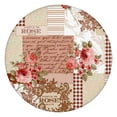 thumbnail image 1 of Pioneer Flower Floral Print Pattern Round Fitted Tablecloth with Elastic Edge,Dining Table Cover Waterproof,Outdoor Round Tablecloth for Camping,Dining,Indoor and Outdoor, 1 of 7