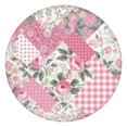 thumbnail image 1 of Pioneer Flower Floral Print Pattern Round Fitted Tablecloth with Elastic Edge,Dining Table Cover Waterproof,Outdoor Round Tablecloth for Camping,Dining,Indoor and Outdoor, 1 of 7