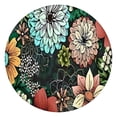 thumbnail image 1 of Pioneer Flower Floral Print Pattern Round Fitted Tablecloth with Elastic Edge,Dining Table Cover Waterproof,Outdoor Round Tablecloth for Camping,Dining,Indoor and Outdoor, 1 of 7