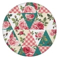 thumbnail image 1 of Pioneer Flower Floral Print Pattern Round Fitted Tablecloth with Elastic Edge,Dining Table Cover Waterproof,Outdoor Round Tablecloth for Camping,Dining,Indoor and Outdoor, 1 of 7