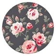 thumbnail image 1 of Pioneer Flower Floral Print Pattern Round Fitted Tablecloth with Elastic Edge,Dining Table Cover Waterproof,Outdoor Round Tablecloth for Camping,Dining,Indoor and Outdoor, 1 of 7
