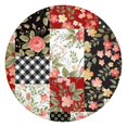 thumbnail image 1 of Pioneer Flower Floral Print Pattern Round Fitted Tablecloth with Elastic Edge,Dining Table Cover Waterproof,Outdoor Round Tablecloth for Camping,Dining,Indoor and Outdoor, 1 of 7