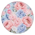 thumbnail image 1 of Pioneer Flower Floral Print Pattern Round Fitted Tablecloth with Elastic Edge,Dining Table Cover Waterproof,Outdoor Round Tablecloth for Camping,Dining,Indoor and Outdoor, 1 of 7