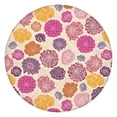 thumbnail image 1 of Pioneer Flower Floral Print Pattern Round Fitted Tablecloth with Elastic Edge,Dining Table Cover Waterproof,Outdoor Round Tablecloth for Camping,Dining,Indoor and Outdoor, 1 of 7