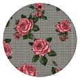 thumbnail image 1 of Pioneer Flower Floral Print Pattern Round Fitted Tablecloth with Elastic Edge,Dining Table Cover Waterproof,Outdoor Round Tablecloth for Camping,Dining,Indoor and Outdoor, 1 of 7