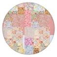 thumbnail image 1 of Pioneer Flower Floral Print Pattern Round Fitted Tablecloth with Elastic Edge,Dining Table Cover Waterproof,Outdoor Round Tablecloth for Camping,Dining,Indoor and Outdoor, 1 of 7