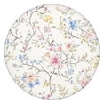 thumbnail image 1 of Pioneer Flower Floral Print Pattern Round Fitted Tablecloth with Elastic Edge,Dining Table Cover Waterproof,Outdoor Round Tablecloth for Camping,Dining,Indoor and Outdoor, 1 of 7