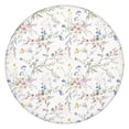 thumbnail image 1 of Pioneer Flower Floral Print Pattern Round Fitted Tablecloth with Elastic Edge,Dining Table Cover Waterproof,Outdoor Round Tablecloth for Camping,Dining,Indoor and Outdoor, 1 of 7