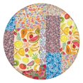 thumbnail image 1 of Pioneer Flower Floral Print Pattern Round Fitted Tablecloth with Elastic Edge,Dining Table Cover Waterproof,Outdoor Round Tablecloth for Camping,Dining,Indoor and Outdoor, 1 of 7