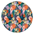 thumbnail image 1 of Pioneer Flower Floral Print Pattern Round Fitted Tablecloth with Elastic Edge,Dining Table Cover Waterproof,Outdoor Round Tablecloth for Camping,Dining,Indoor and Outdoor, 1 of 7