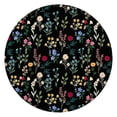 thumbnail image 1 of Pioneer Flower Floral Print Pattern Round Fitted Tablecloth with Elastic Edge,Dining Table Cover Waterproof,Outdoor Round Tablecloth for Camping,Dining,Indoor and Outdoor, 1 of 7