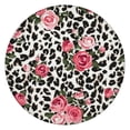 thumbnail image 1 of Pioneer Flower Floral Print Pattern Round Fitted Tablecloth with Elastic Edge,Dining Table Cover Waterproof,Outdoor Round Tablecloth for Camping,Dining,Indoor and Outdoor, 1 of 7