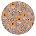 thumbnail image 1 of Pioneer Flower Floral Print Pattern Round Fitted Tablecloth with Elastic Edge,Dining Table Cover Waterproof,Outdoor Round Tablecloth for Camping,Dining,Indoor and Outdoor, 1 of 7